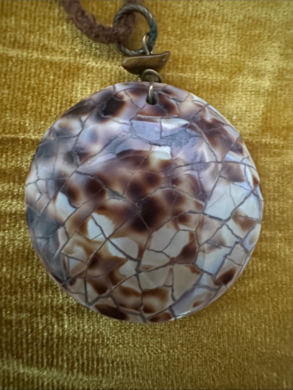 Robert Rose Antique Silver-Tone Necklace Tag